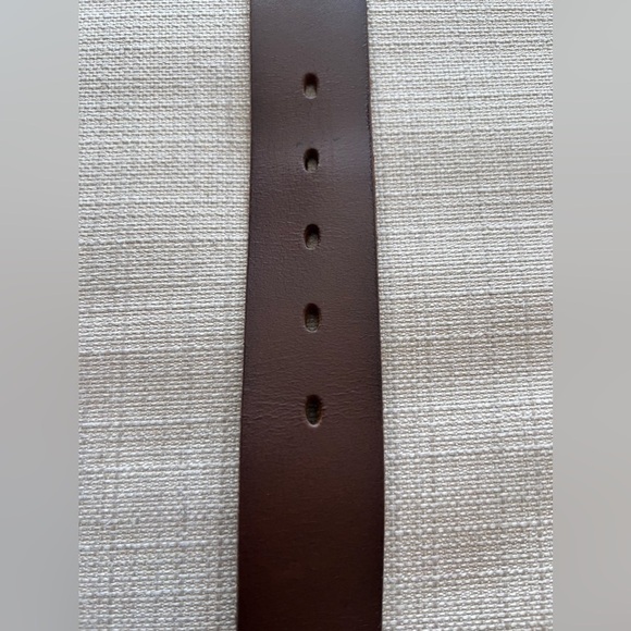 Timberland Mens Leather Belt Casual Dress Durable Strap Metal Buckle Size 32 - Picture 3 of 6